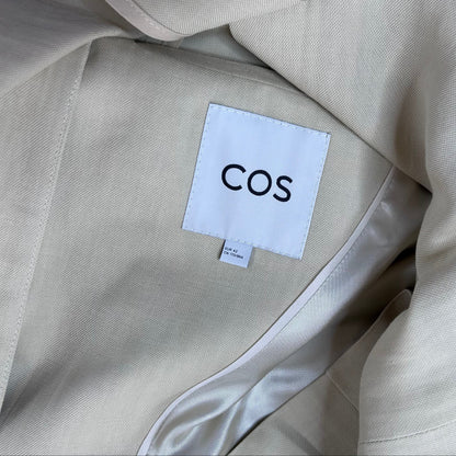 Secondhand beige linen COS Blazer