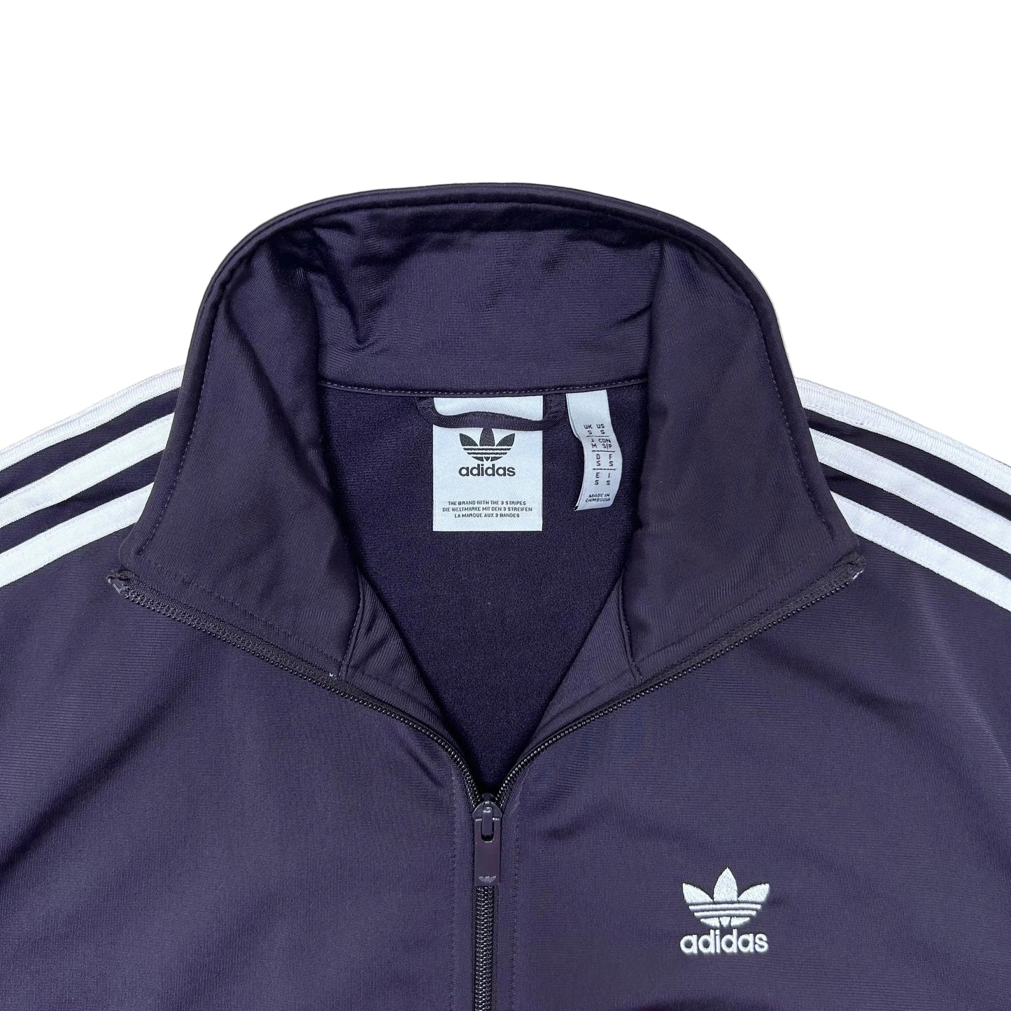 Secondhand aubergine Adidas Trackjacket