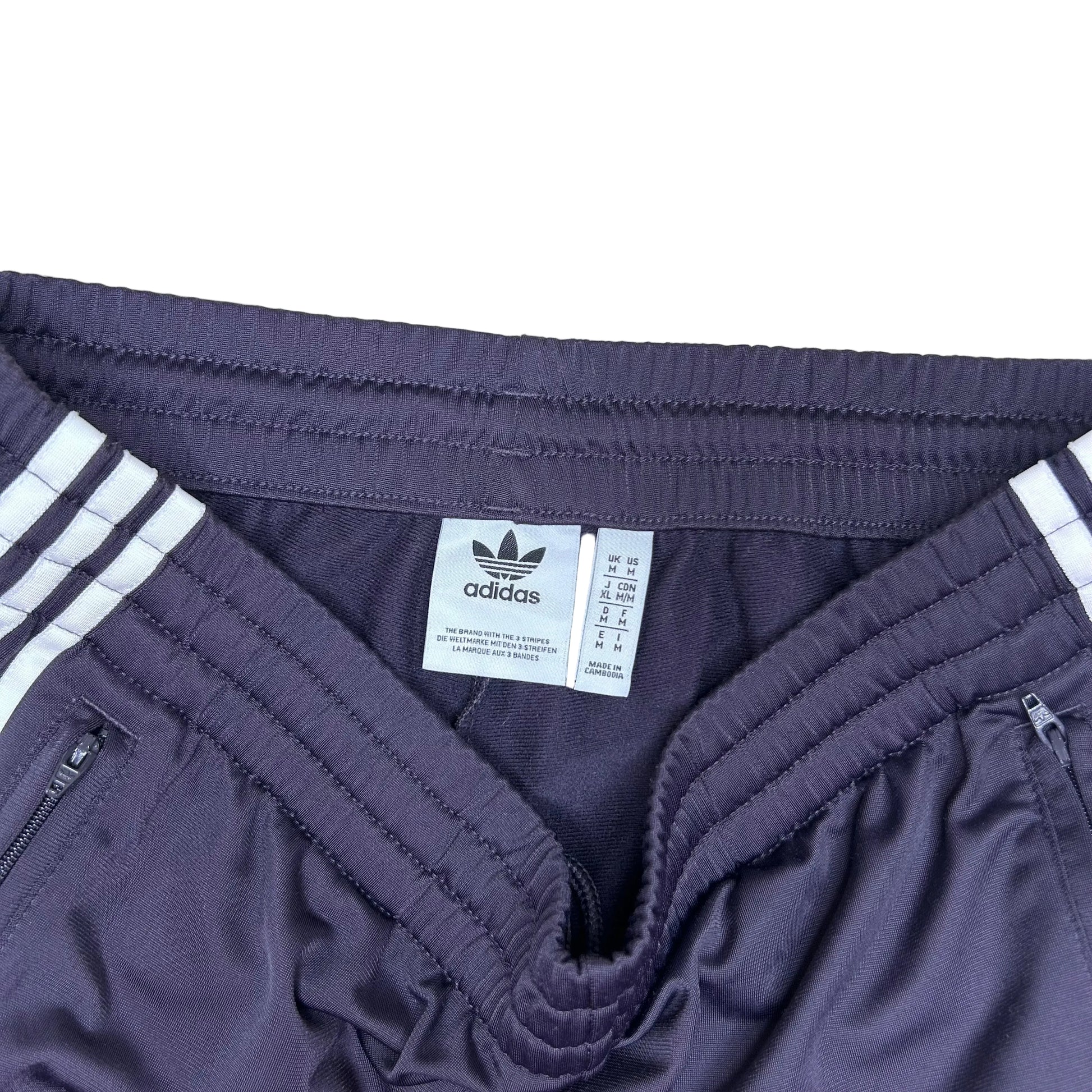 Secondhand aubergine Adidas Trackpants