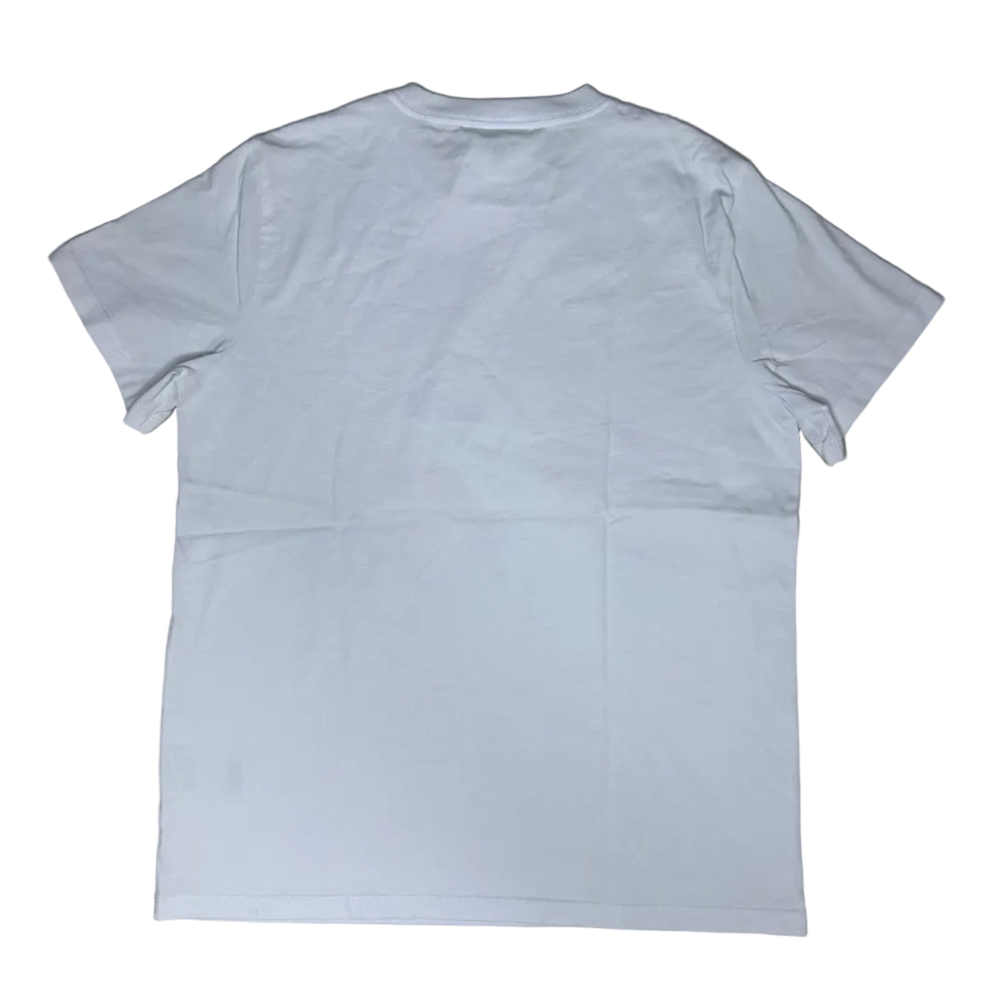 Secondhand white cotton Ganni T-Shirt with colorful graphic print