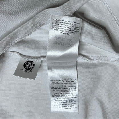Secondhand white cotton Ganni T-Shirt with colorful graphic print