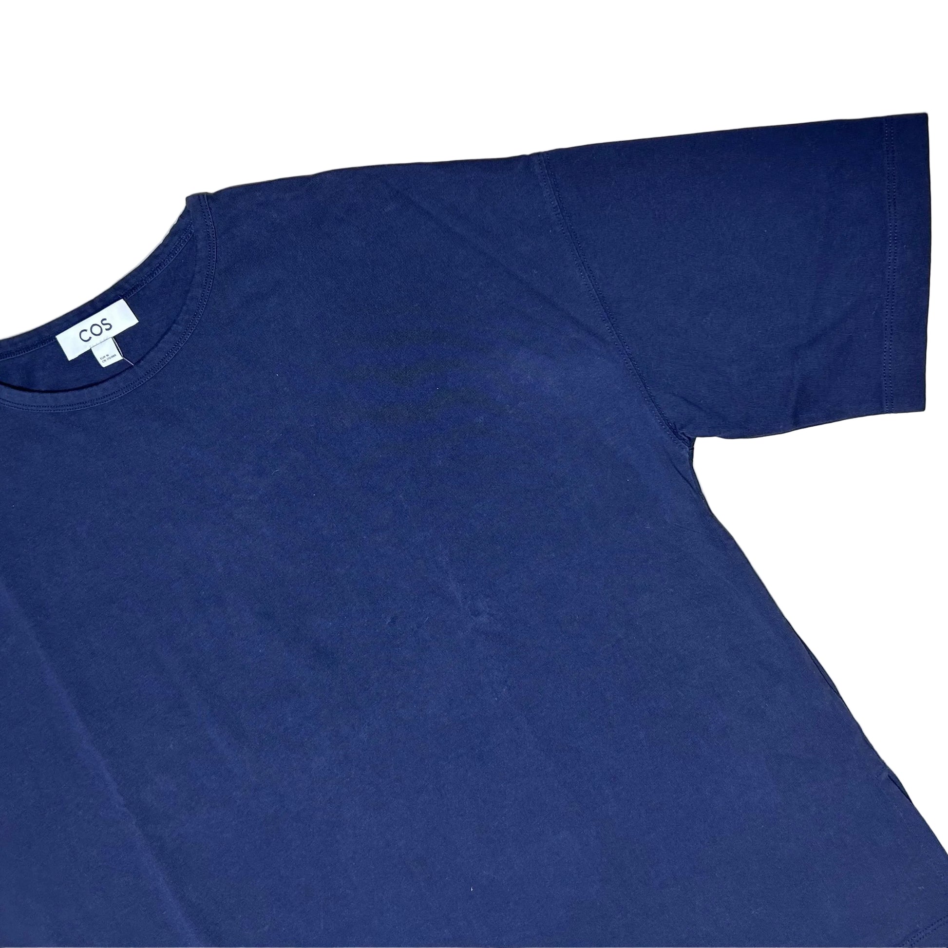 Secondhand dark blue cotton COS T-Shirt