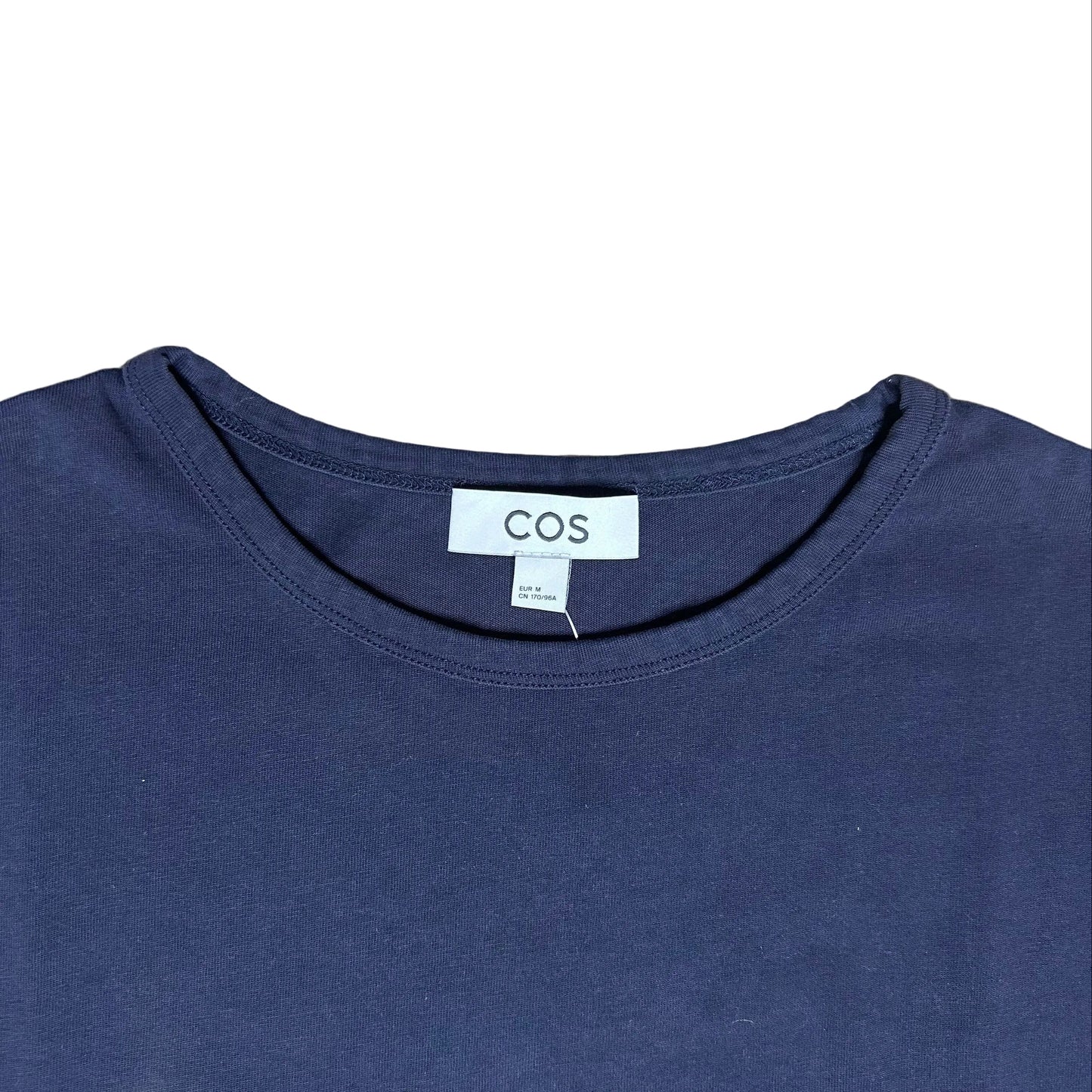 Secondhand dark blue cotton COS T-Shirt