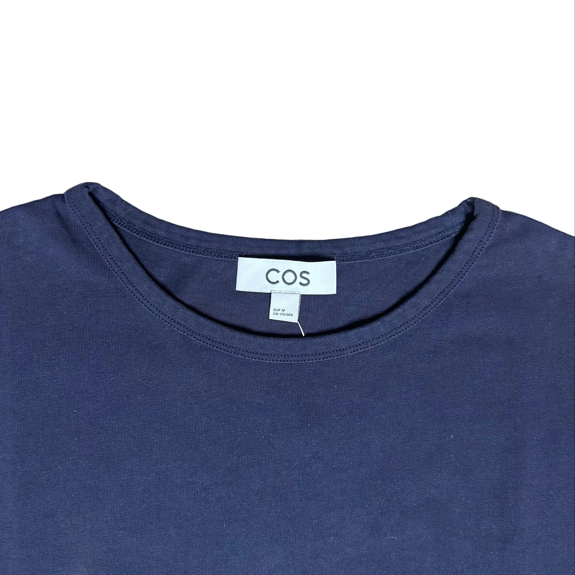 Secondhand dark blue cotton COS T-Shirt