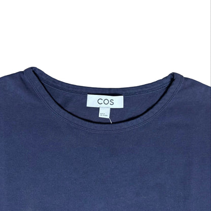 Secondhand dark blue cotton COS T-Shirt