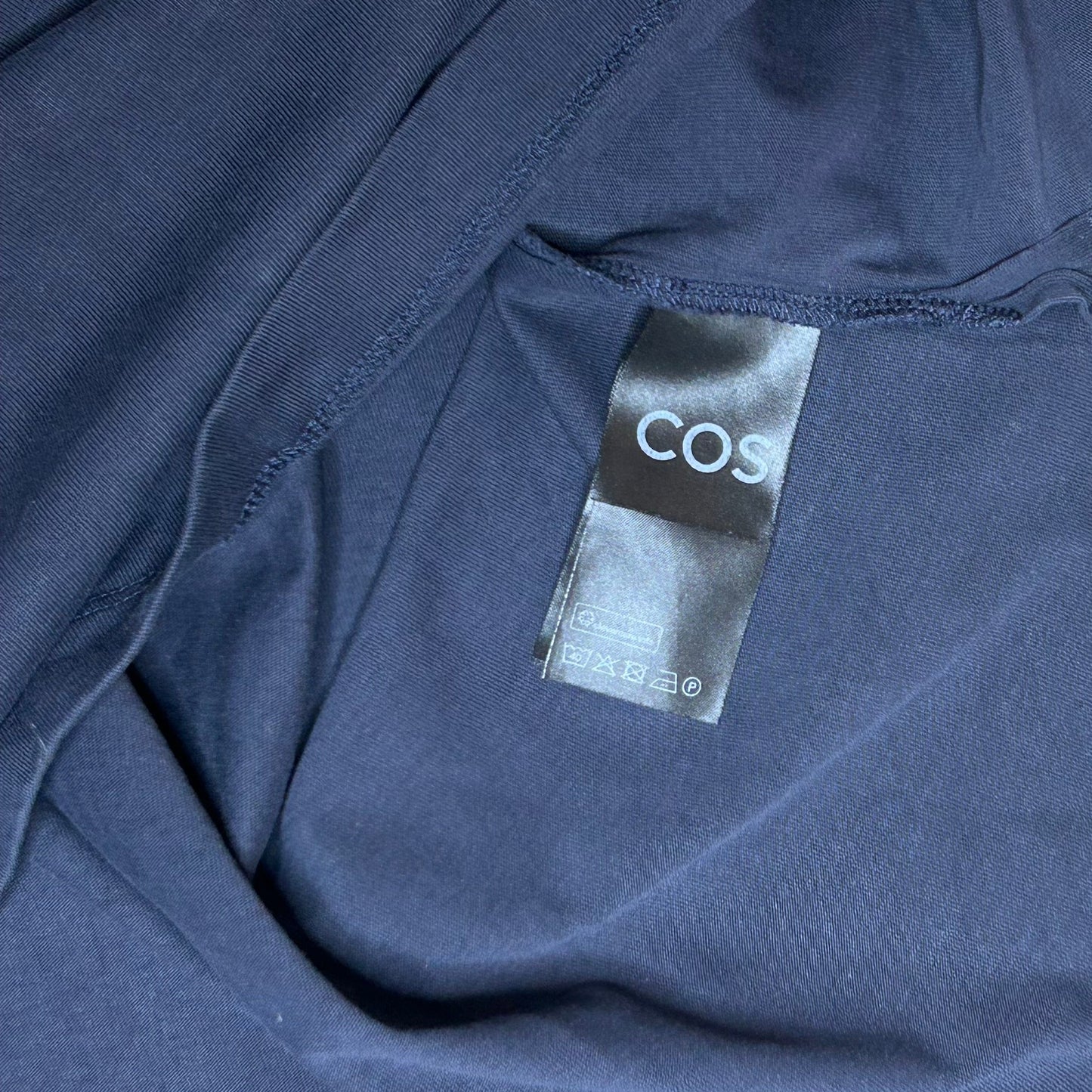 Secondhand dark blue cotton COS T-Shirt
