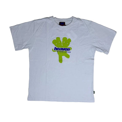 Secondhand white Heaven by Marc Jacobs T-Shirt with colorful graphic print 