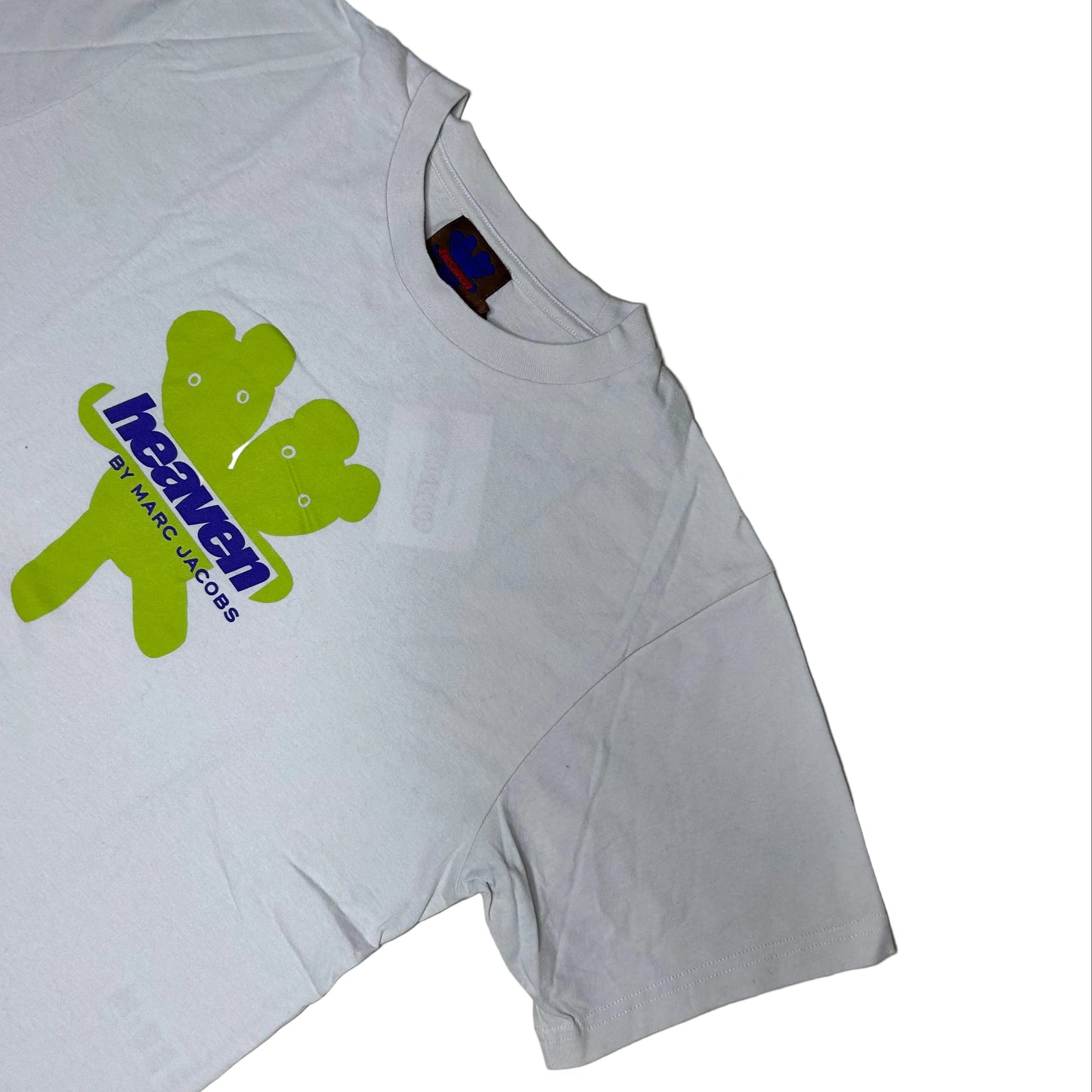 Secondhand white Heaven by Marc Jacobs T-Shirt with colorful graphic print 