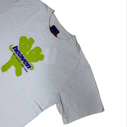 Secondhand white Heaven by Marc Jacobs T-Shirt with colorful graphic print 