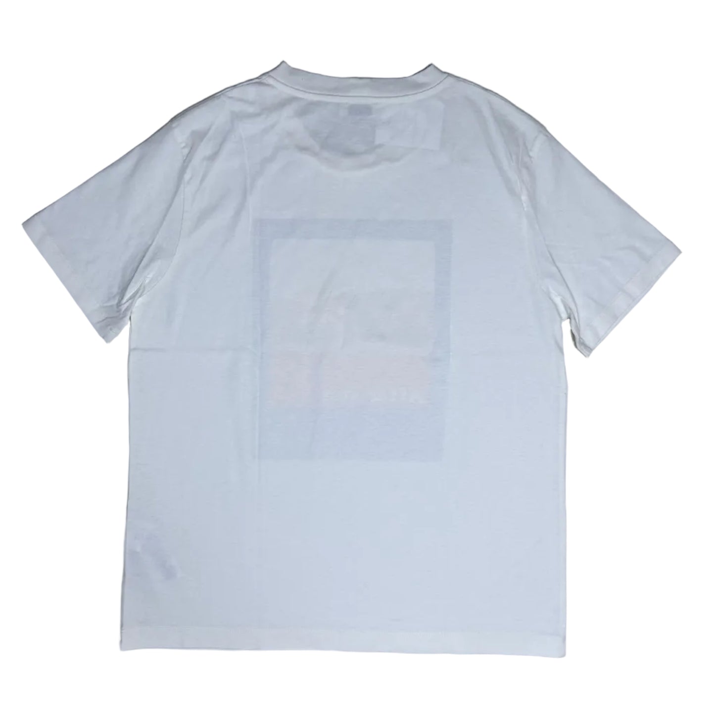 Secondhand white Sandro T-Shirt with colorful graphic print 