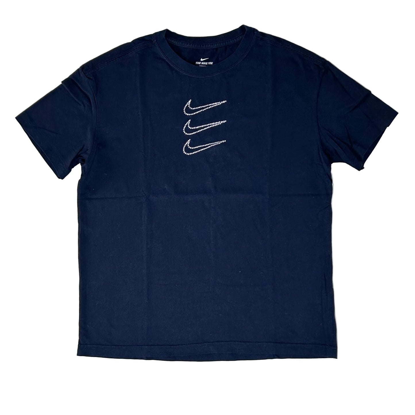 Secondhand black Nike T-Shirt with Rhinestones 