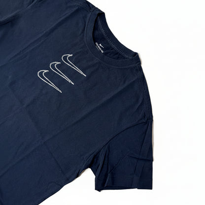 Secondhand black Nike T-Shirt with Rhinestones 