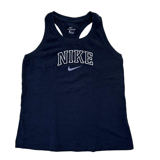 Secondhand black cotton Nike Top with white print 