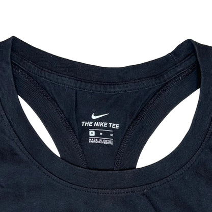 Secondhand black cotton Nike Top with white print 