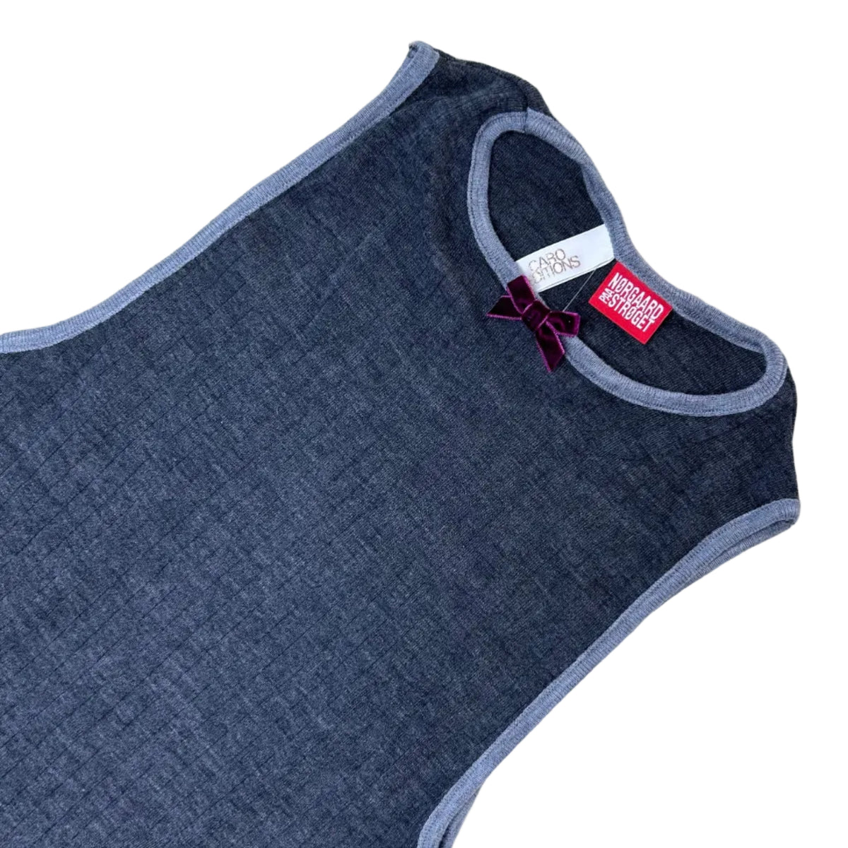 Secondhand grey wool Mads Norgaard x Caro Editions #101 Top 