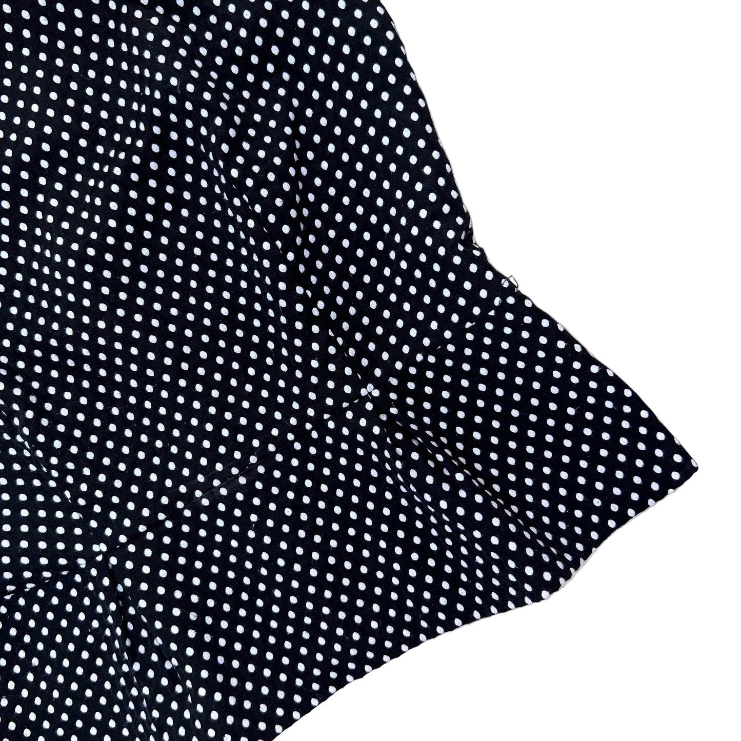 Secondhand black Hallhuber Top / Blouse with white dots 
