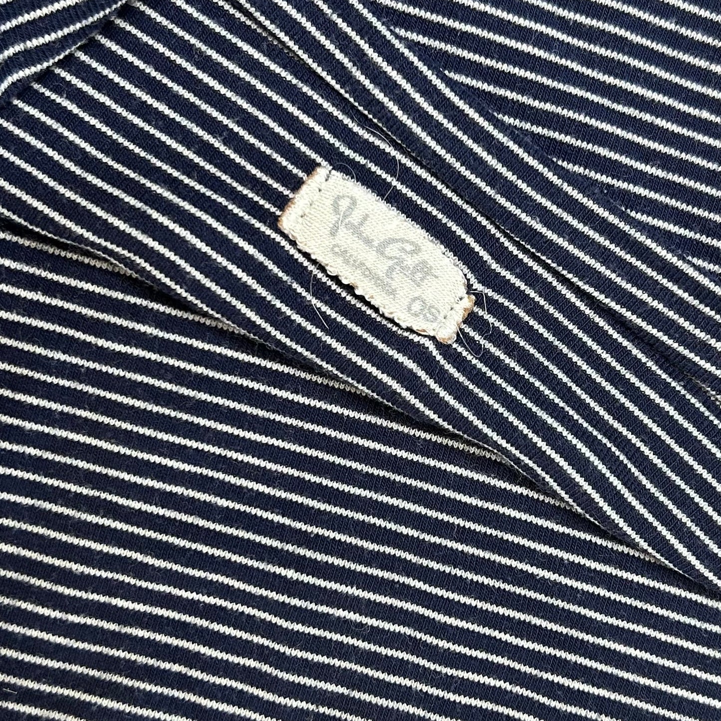 Secondhand cotton blue and white striped Brandy Melville Tube Top 