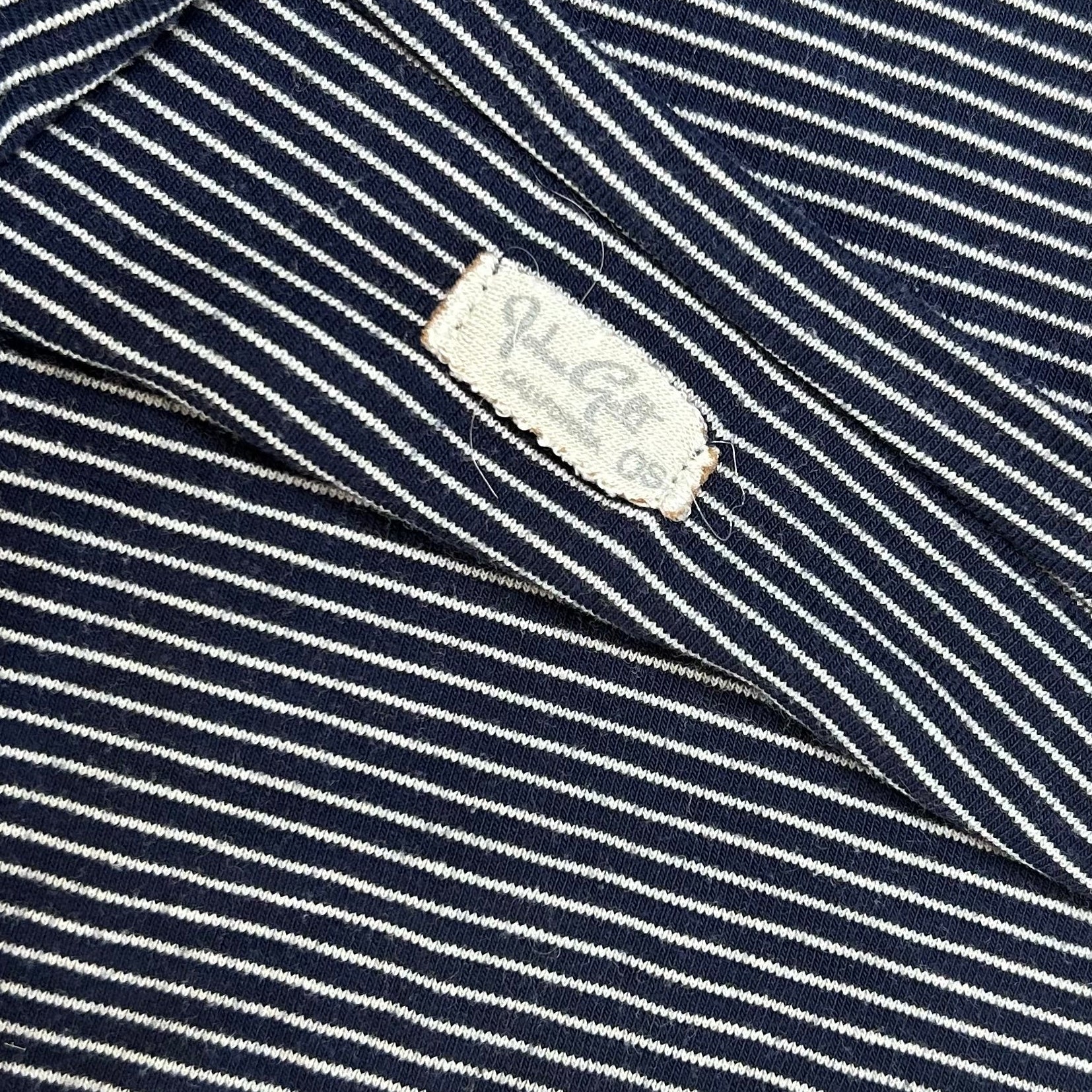 Secondhand cotton blue and white striped Brandy Melville Tube Top 