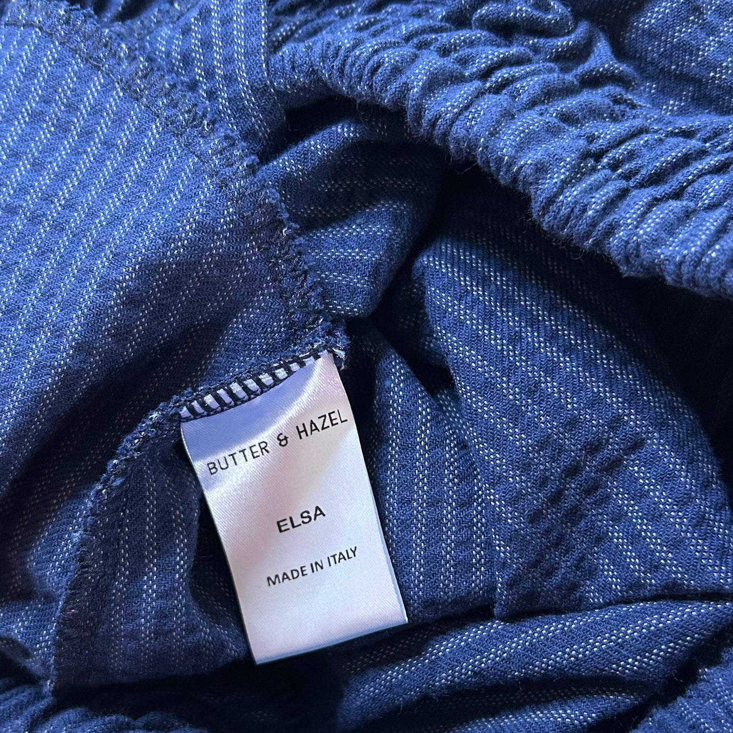 Secondhand dark blue striped Butter&Hazel Pants