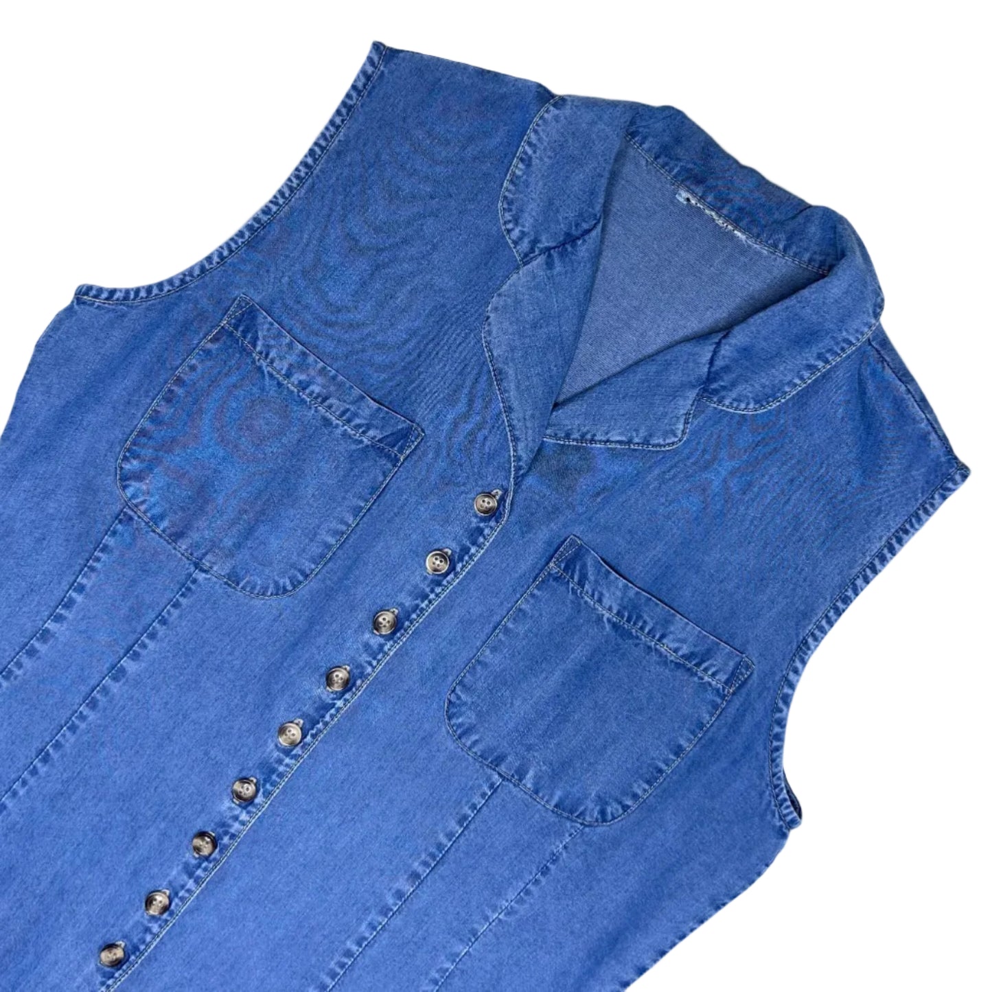 vintage denim blouse