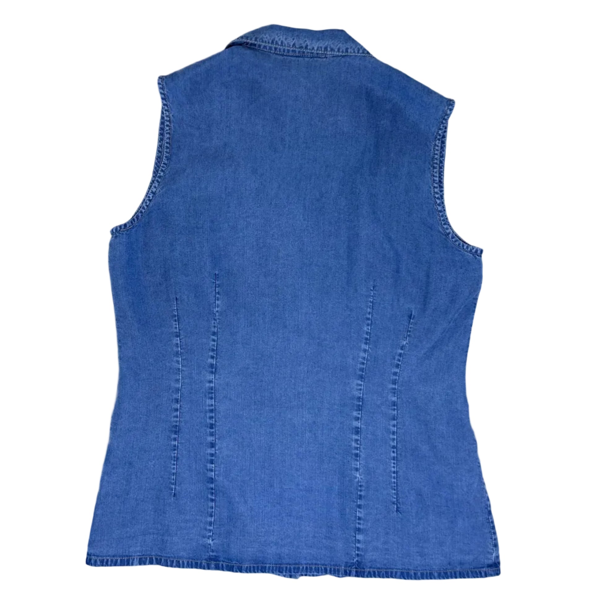 vintage denim blouse