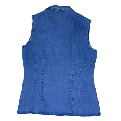 vintage denim blouse