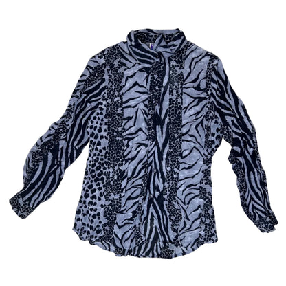 Vintage Blouse with Animal Print