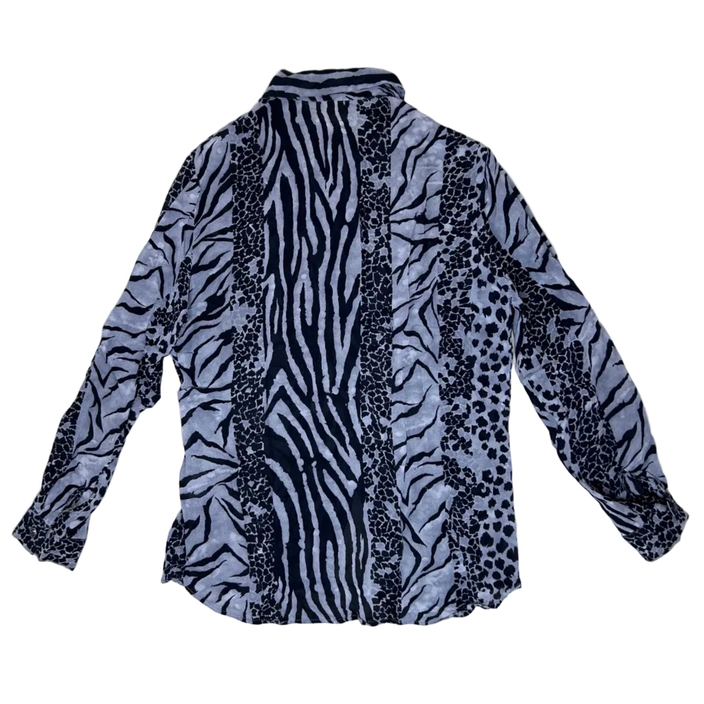 Vintage Blouse with Animal Print