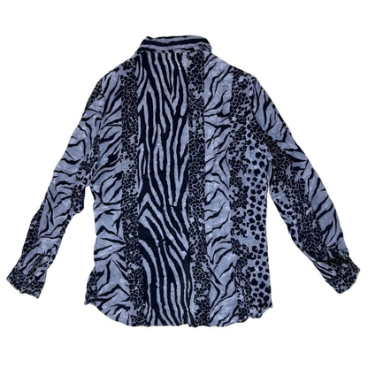 Vintage Blouse with Animal Print