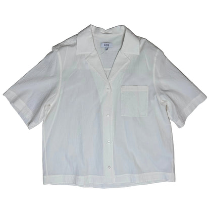 Secondhand white cotton COS Blouse 