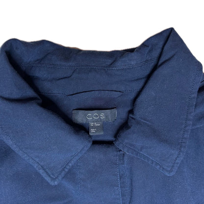 Secondhand dark blue Cos Blouse with Hood 
