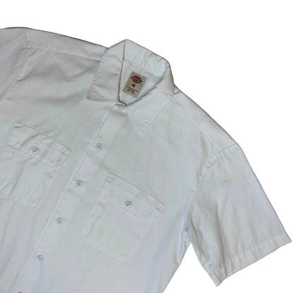 Secondhand white Dickies Shirt with Short Sleeves 