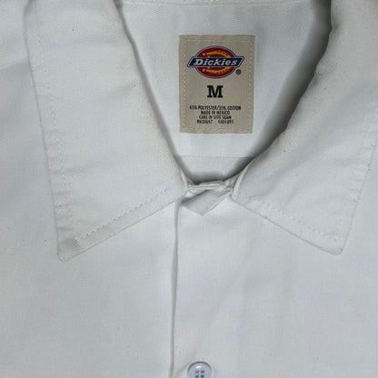 Secondhand white Dickies Shirt with Short Sleeves 