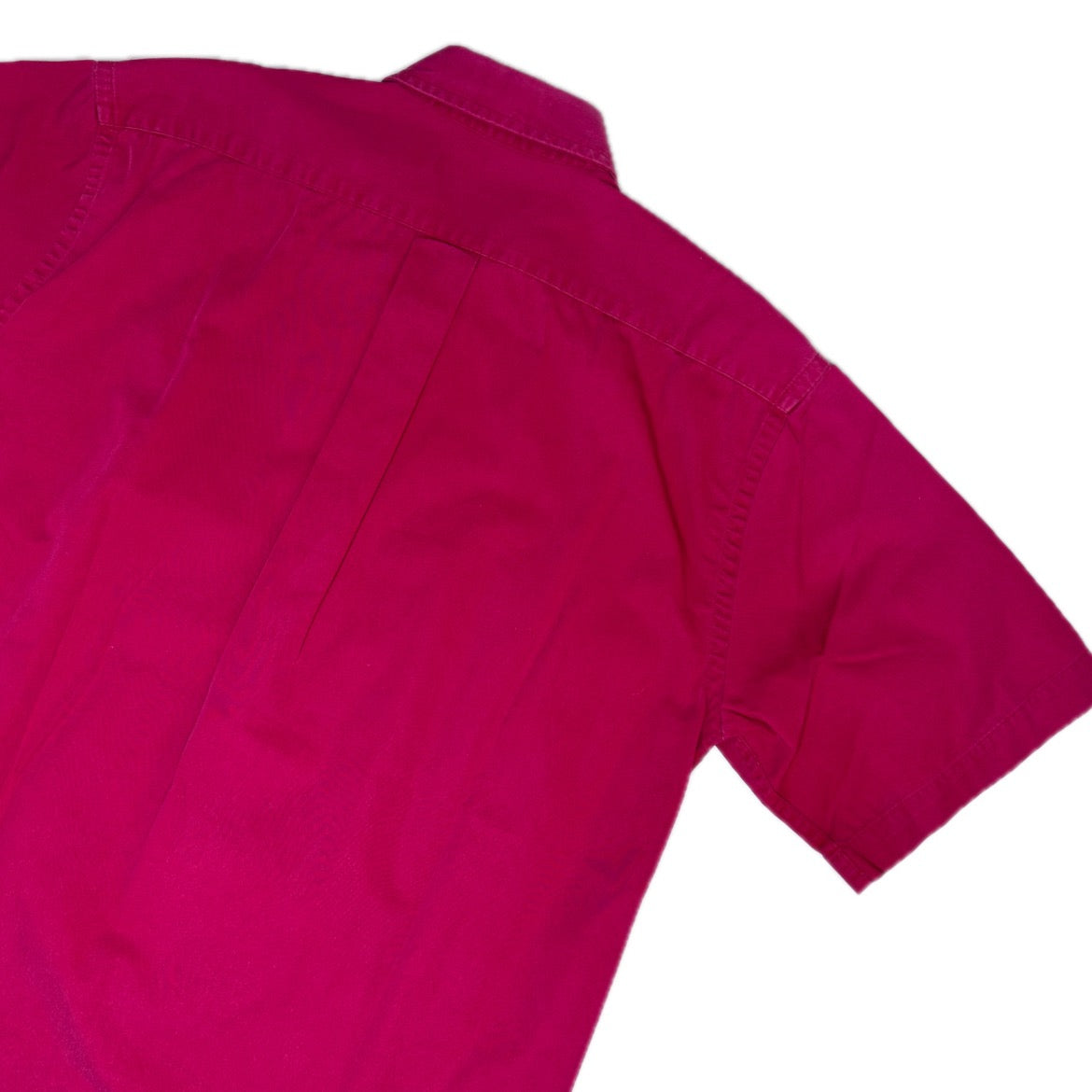 Secondhand red cotton Ralph Lauren Shirt with Short Sleeves 