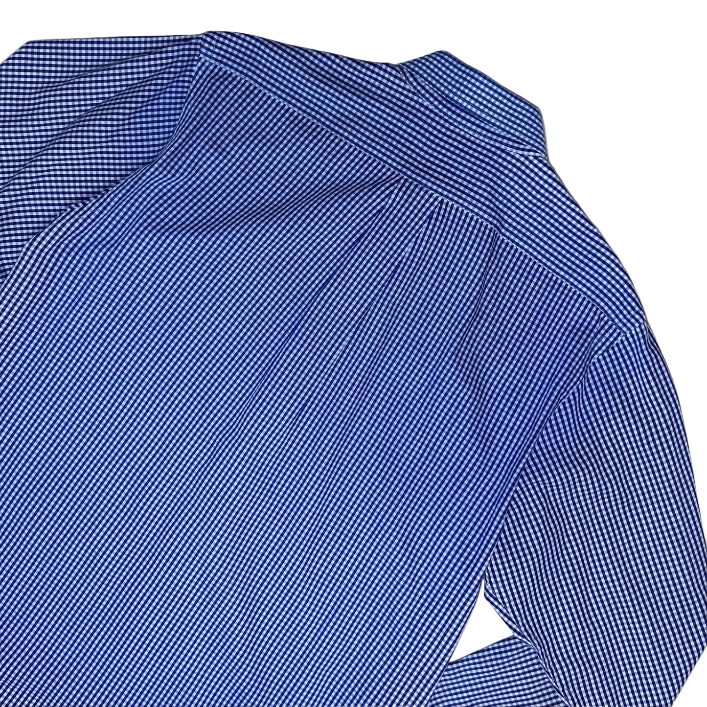 Vintage white and blue checkered Shirt