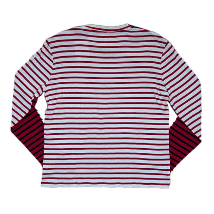 Secondhand red, white and dark blue striped cotton Scotch&Soda Longsleeve
