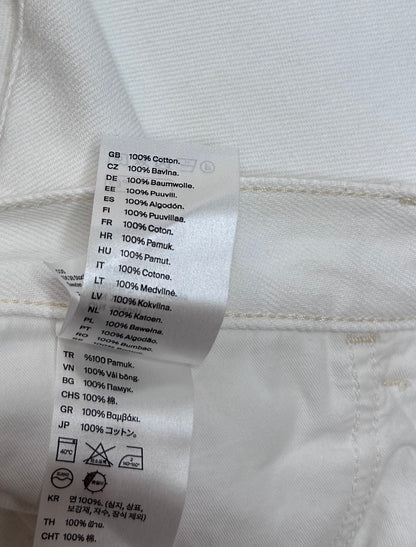 Secondhand white denim cotton COS  Maxi Skirt