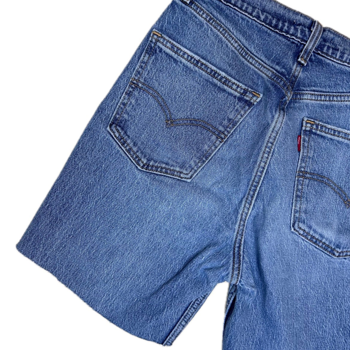 Secondhand blue cotton Levi's 70s Denim Shorts 