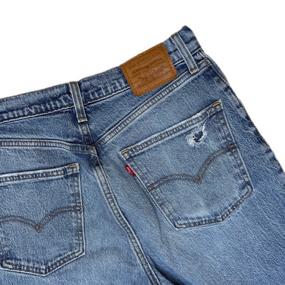 Secondhand blue cotton Levi's 70s Denim Shorts 