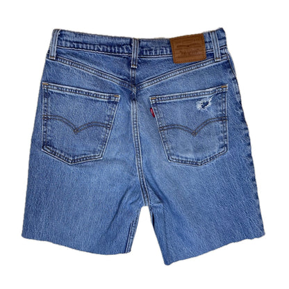 Secondhand blue cotton Levi's 70s Denim Shorts 