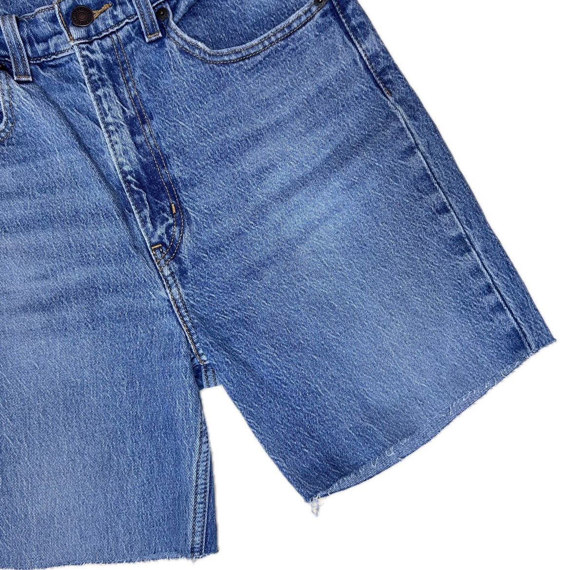 Secondhand blue cotton Levi's 70s Denim Shorts 