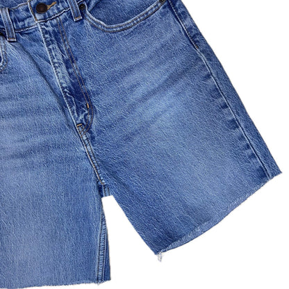 Secondhand blue cotton Levi's 70s Denim Shorts 
