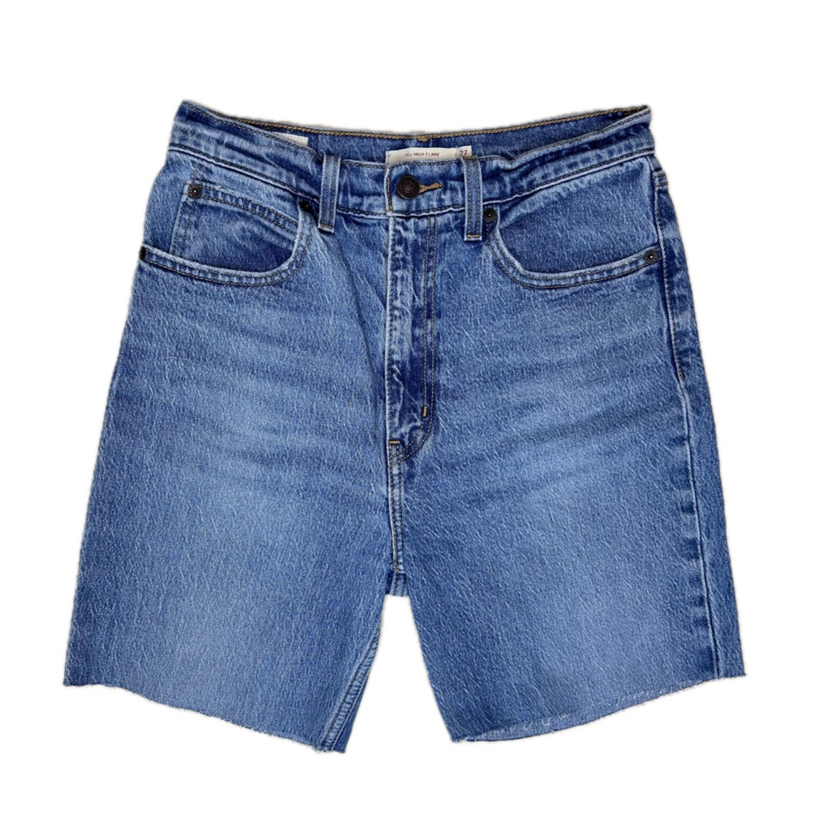 Secondhand blue cotton Levi's 70s Denim Shorts 