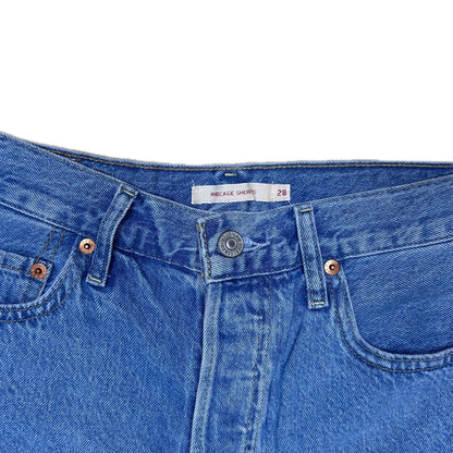 Secondhand blue cotton Levi's Robcage Denim Shorts