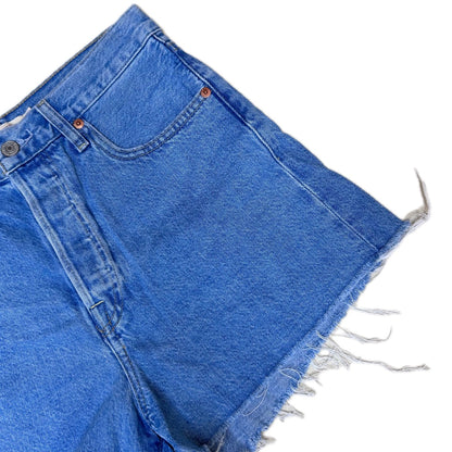 Secondhand blue cotton Levi's Robcage Denim Shorts