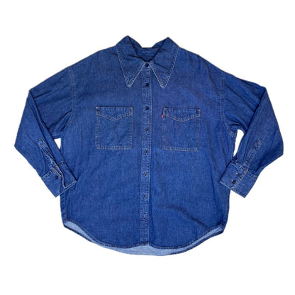 Secondhand blue cotton Levi's Denim Blouse 