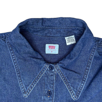 Secondhand blue cotton Levi's Denim Blouse 