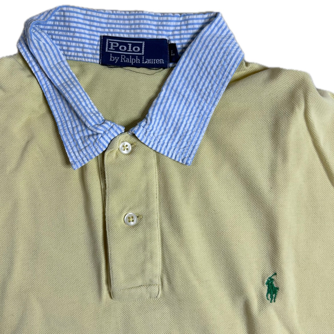 Secondhand yellow cotton Ralph Lauren Poloshirt