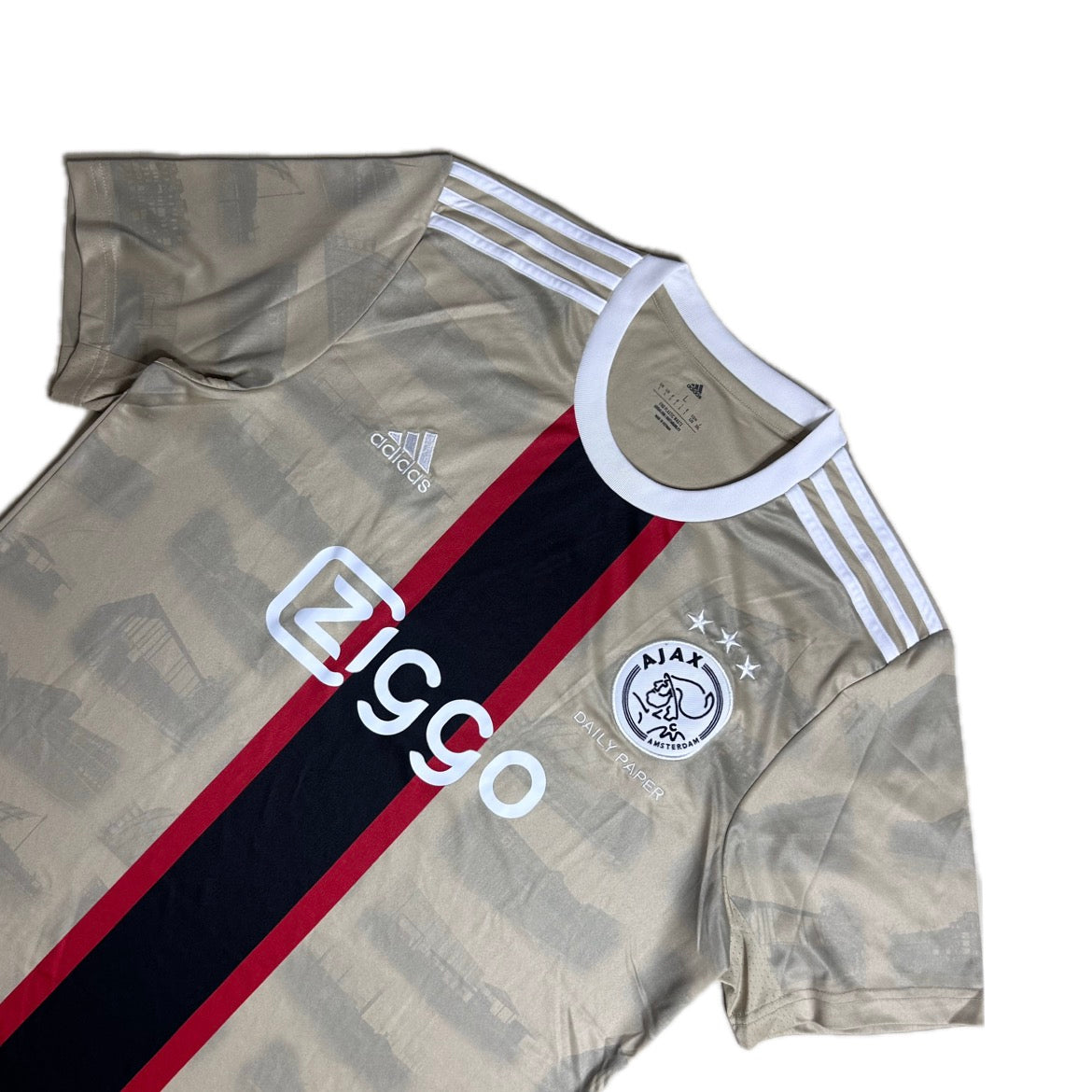 Secondhand beige Adidas x Daily Paper Ajax Jersey