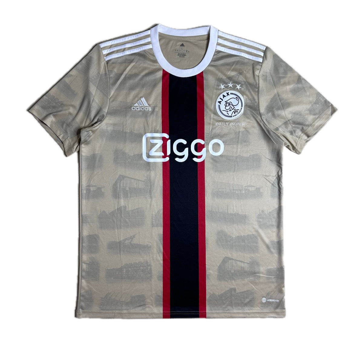 Secondhand beige Adidas x Daily Paper Ajax Jersey